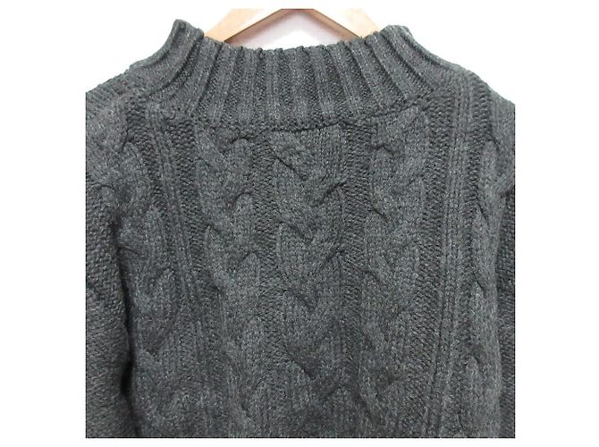 Autre Marque Falda larga de punto de ochos Apuweiser-riche Castaño Gris antracita - vista 6