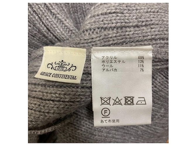 Autre Marque Top de malha com tranças GRACE CONTINENTAL Marrom - vista 7