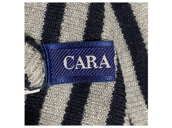 Autre Marque Top de cuello alto de punto Border CARA O CRUZ Castaño Negro - vista 6