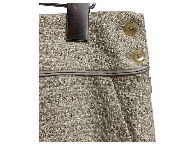 Autre Marque Conjunto de Tweed green label relaxing Beige - vista 10