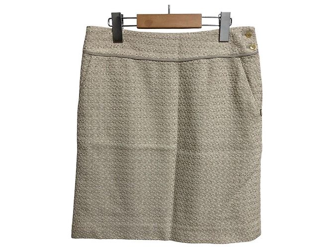 Autre Marque Conjunto de Tweed green label relaxing Beige - vista 8
