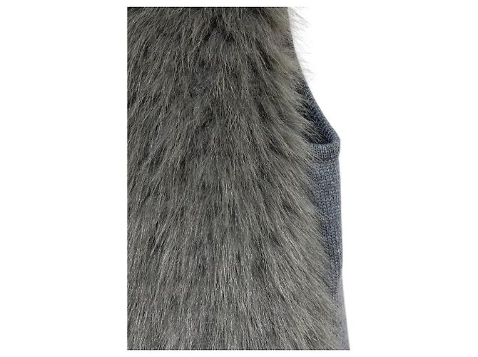 Autre Marque Chaleco de punto jacquard de piel sintética allureville Castaño - vista 4