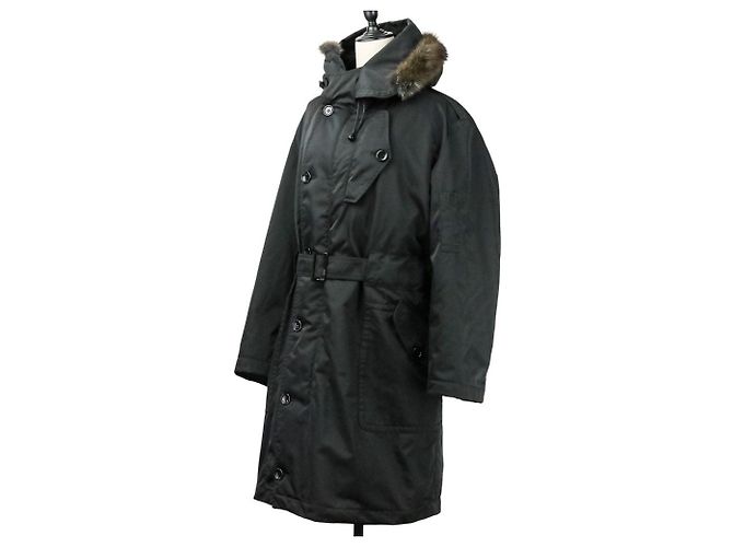 Louis Vuitton VERITABLE PLUME D'OLE Sable Beaver Down Coat Preto - vista 3
