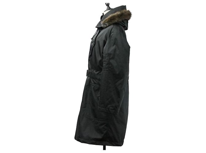 Louis Vuitton VERITABLE PLUME D'OLE Sable Beaver Down Coat Preto - vista 4
