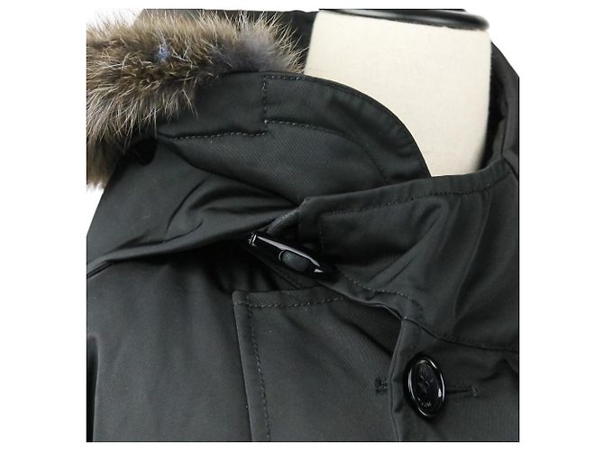 Louis Vuitton VERITABLE PLUME D'OLE Sable Beaver Down Coat Preto - vista 8
