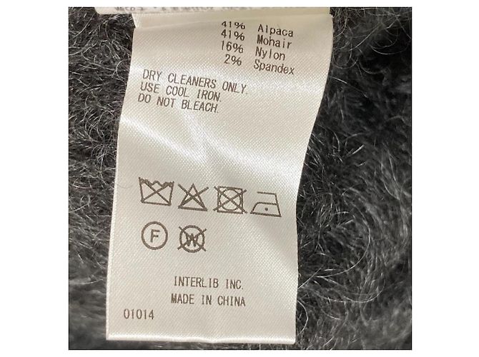 Autre Marque SACRA V-Ausschnitt Pullover aus Alpaka-Mohair-Mischung Braun - Ansicht 7