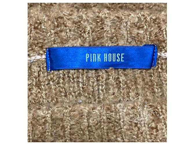 Autre Marque PINK HOUSE Bouclé-Strickpullover Braun Kamel - Ansicht 5