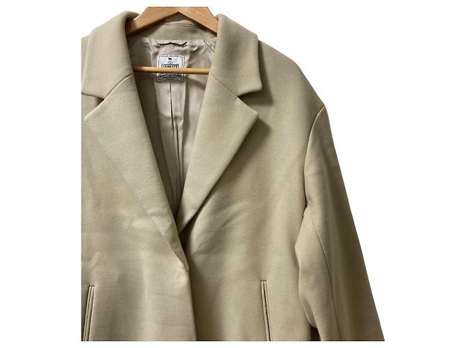 Autre Marque Cappotto BEAUTY&YOUTH HAMILTON WOOL MIX Beige - vista 2