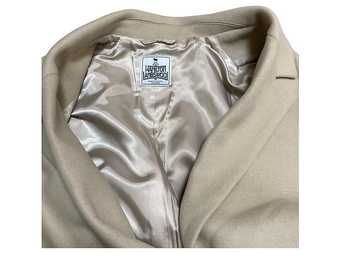 Autre Marque Cappotto BEAUTY&YOUTH HAMILTON WOOL MIX Beige - vista 4