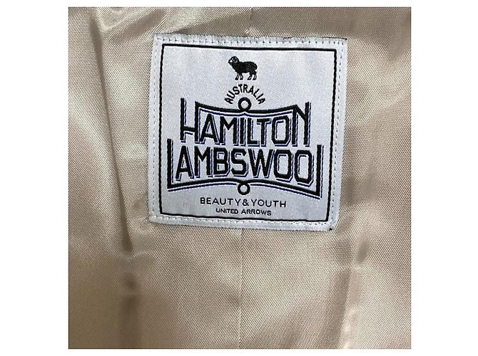 Autre Marque Cappotto BEAUTY&YOUTH HAMILTON WOOL MIX Beige - vista 5