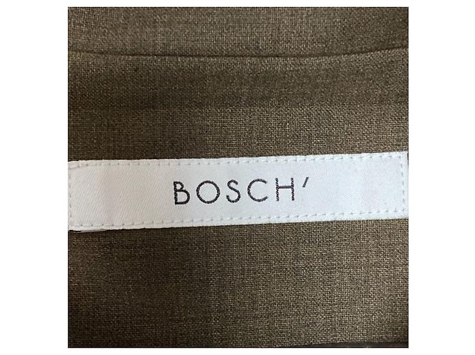 Autre Marque Vestido largo sin mangas BOSCH Verde Caqui - vista 4