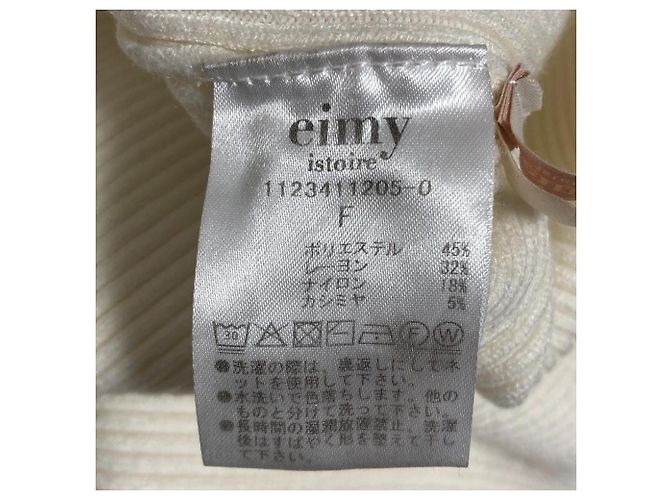 Autre Marque eimy istoire Rippstrick-Pullover Weiß - Ansicht 4