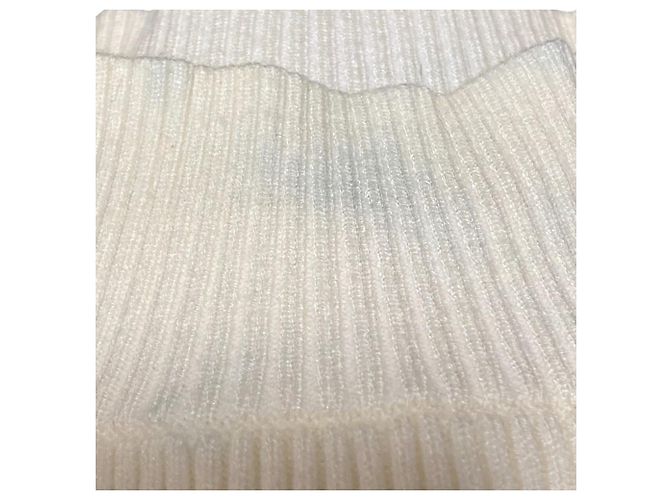 Autre Marque eimy istoire Rippstrick-Pullover Weiß - Ansicht 6