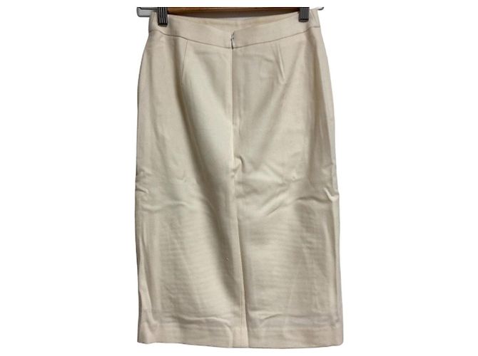 Falda Theory Luxe Saxony Soft Stretch Beige - vista 2