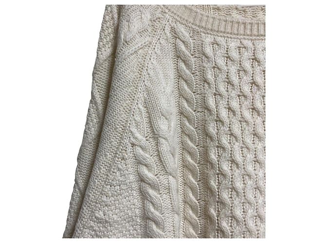 Autre Marque Jersey de punto de ochos Snidel Blanco Crudo - vista 3