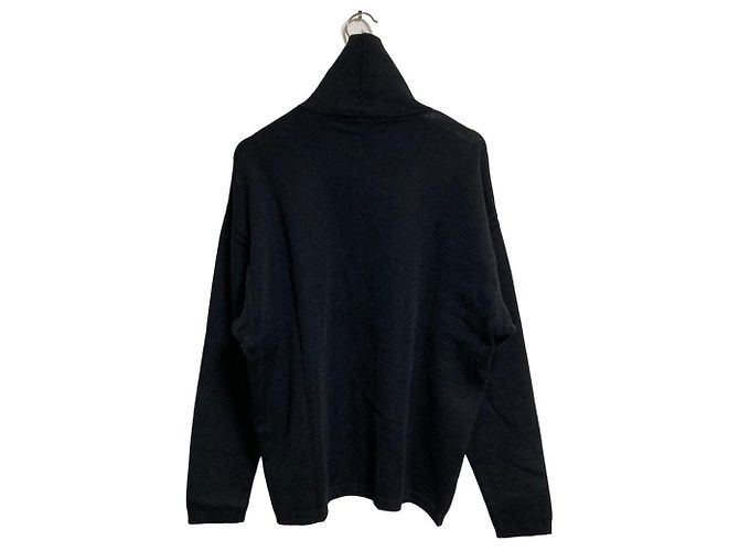 Chloé Wollpullover mit Rollkragen und besticktem Miss Chloe Logo Schwarz - Ansicht 2