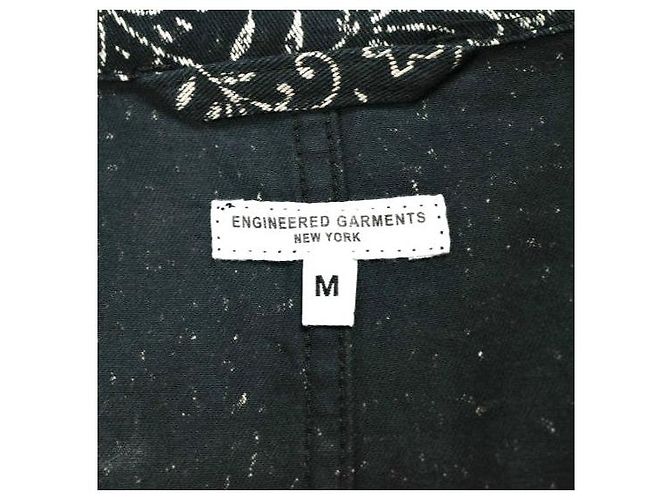 Autre Marque Engineered Garments Bedford Jacket Paisley Twill Jacket Blu Blu navy - vista 7
