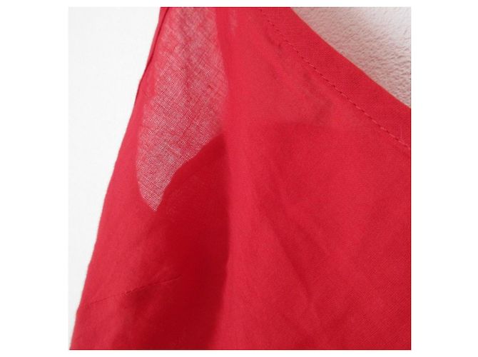 Autre Marque Abito lungo rosso Merlette - vista 12