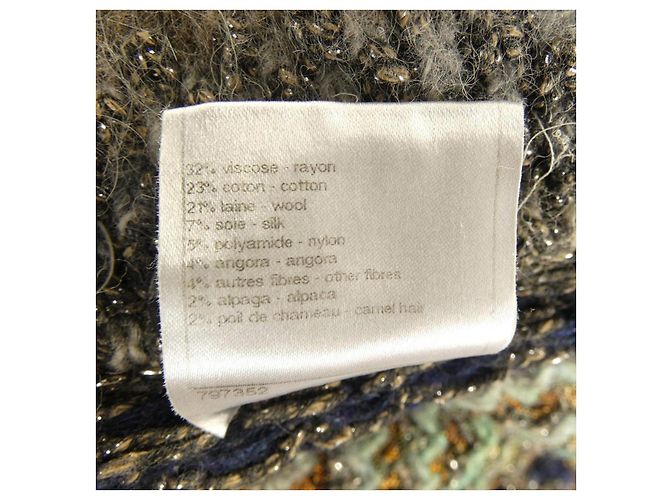Abito Chanel Marrone Blu Beige Arancione Blu navy - vista 3