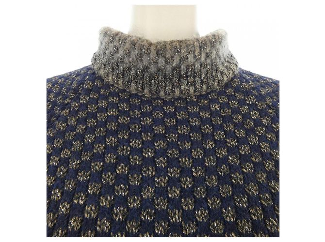 Abito Chanel Marrone Blu Beige Arancione Blu navy - vista 5