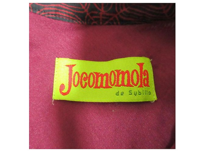 Autre Marque Vestido de mezcla de lino Jocomomola Negro Roja - vista 3