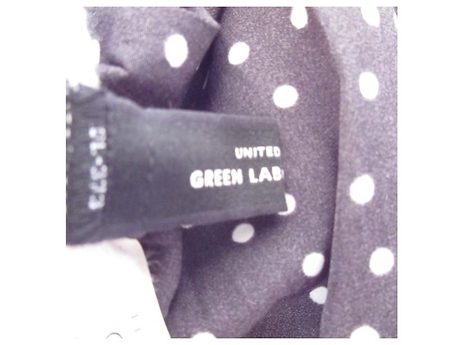 Autre Marque Green Label Relaxing Bluse mit gerafften Rüschen Schwarz - Ansicht 6