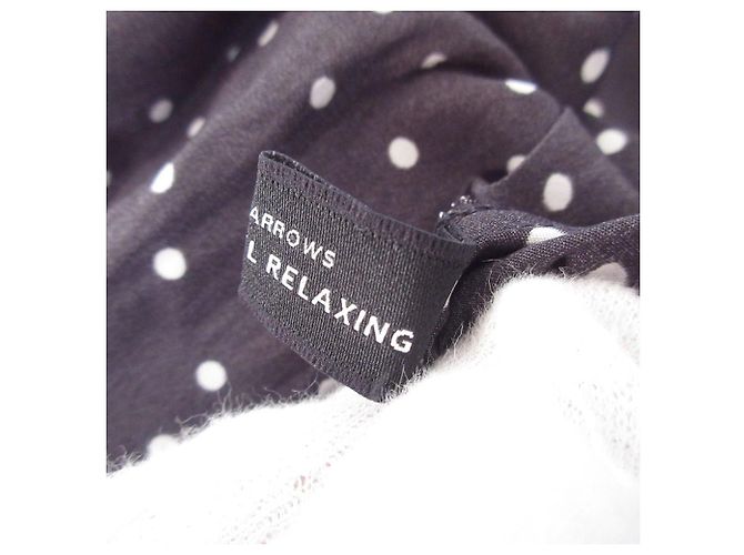 Autre Marque Green Label Relaxing Bluse mit gerafften Rüschen Schwarz - Ansicht 7