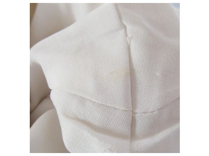 Autre Marque Pantaloni ESTNATION con bretelle e regolatori laterali Bianco Bianco sporco - vista 7