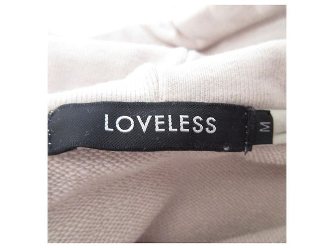 Autre Marque Sudadera de algodón con tachuelas LOVELESS Beige - vista 6