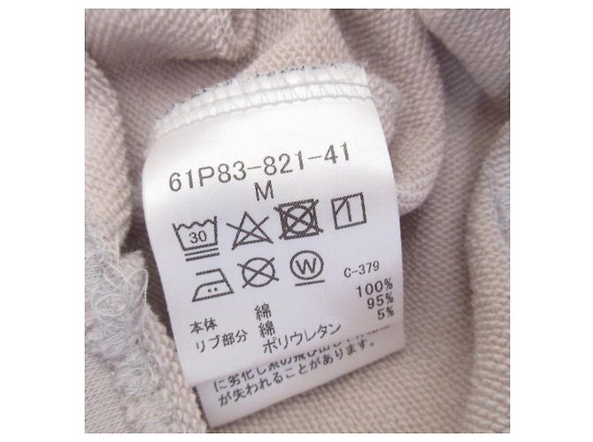 Autre Marque Sudadera de algodón con tachuelas LOVELESS Beige - vista 7