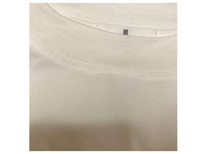 LANVIN en Bleu Wide Short Cutsew Bianco - vista 7