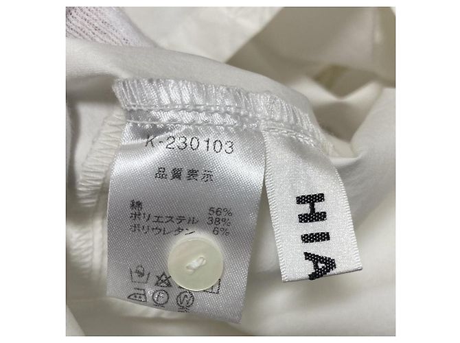 Autre Marque Camisa HIAND com mangas flare em camadas Branco - vista 3