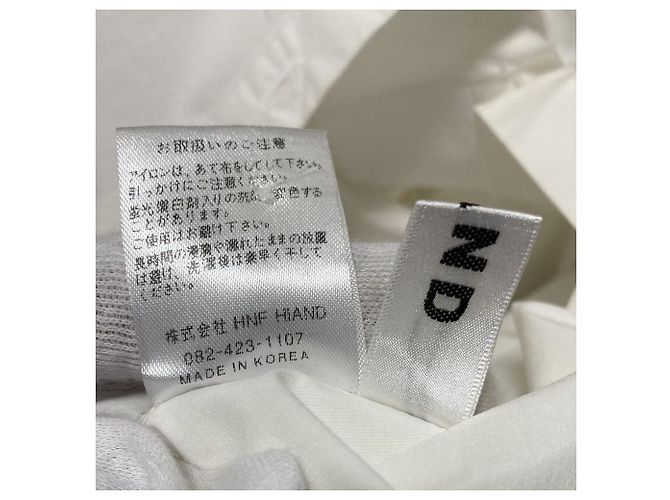 Autre Marque Camisa HIAND com mangas flare em camadas Branco - vista 4
