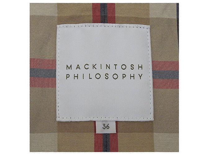 Autre Marque MACKINTOSH PHILOSOPHY Trenchcoat aus Polyester Schwarz - Ansicht 6