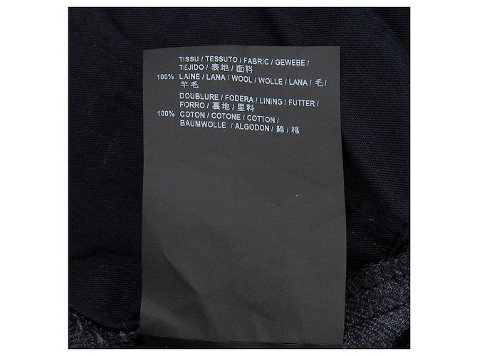 Yves Saint Laurent Pantalones de lana Saint Laurent Paris Castaño - vista 7