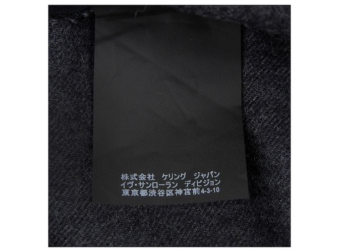 Yves Saint Laurent Pantalones de lana Saint Laurent Paris Castaño - vista 8
