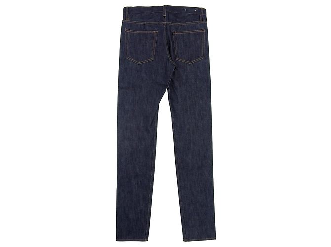 Autre Marque MINEDENIM Pantalones de denim de algodón S.Slim STR 5 Pocket Azul - vista 2