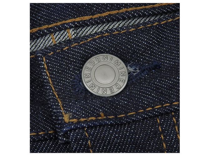 Autre Marque MINEDENIM Pantalones de denim de algodón S.Slim STR 5 Pocket Azul - vista 4