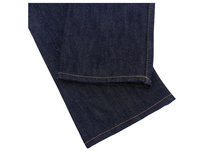 Autre Marque MINEDENIM Pantalones de denim de algodón S.Slim STR 5 Pocket Azul - vista 5