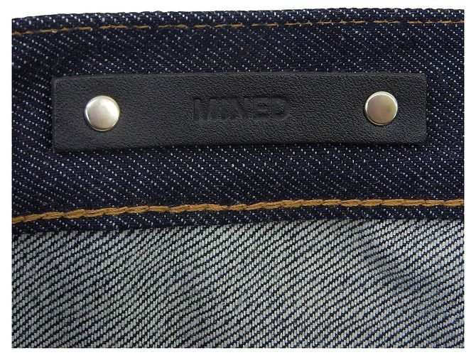 Autre Marque MINEDENIM Pantalones de denim de algodón S.Slim STR 5 Pocket Azul - vista 6