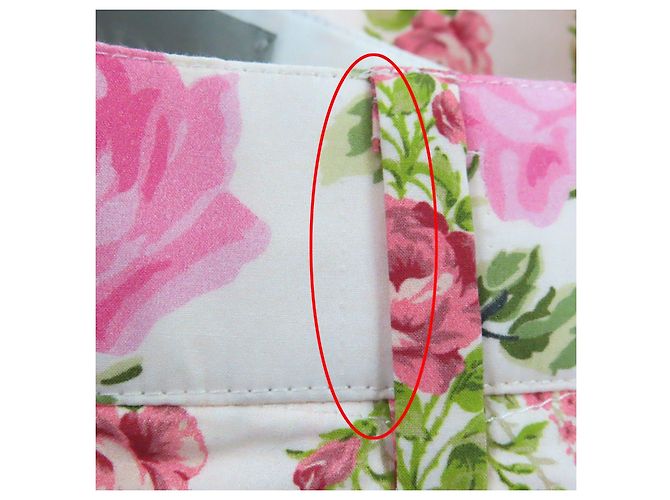Autre Marque Pantaloncini in cotone Dior con stampa floreale rosa - vista 9