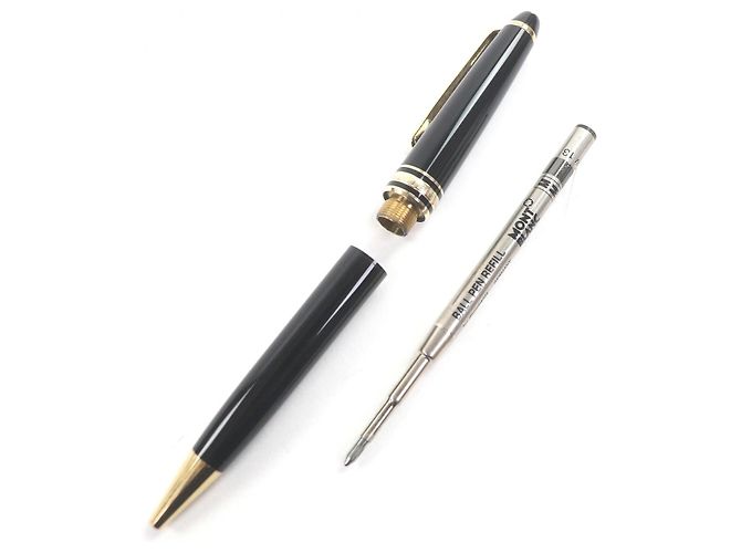 Penna a sfera MONTBLANC Meisterstuck Nero D'oro - vista 3