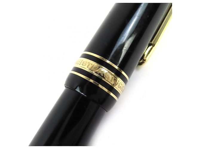 Set Montblanc Meisterstück Penna Stilografica 14K e Penna a Sfera Nero - vista 10