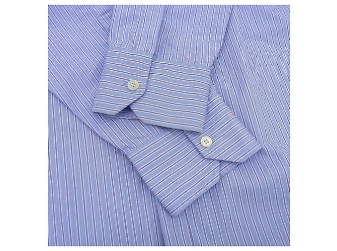Camisa de algodão de manga comprida Valentino Azul Azul claro - vista 4