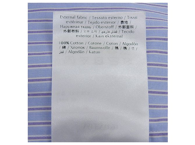 Camisa de algodão de manga comprida Valentino Azul Azul claro - vista 7