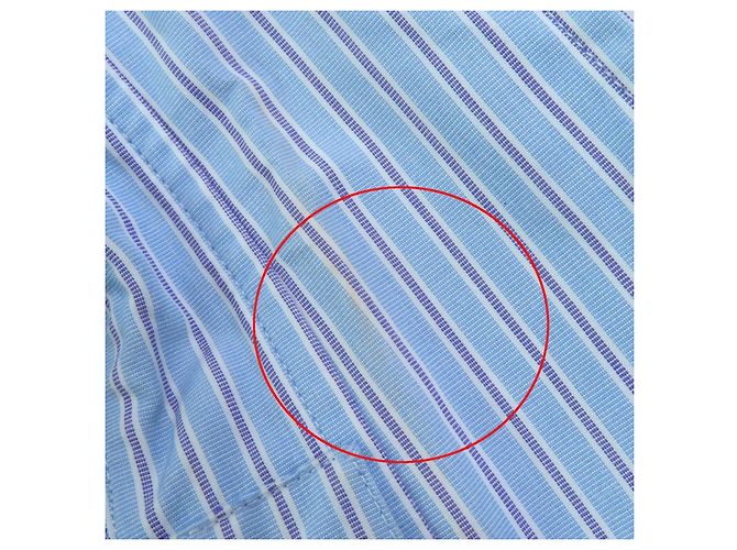 Camisa de algodão de manga comprida Valentino Azul Azul claro - vista 9