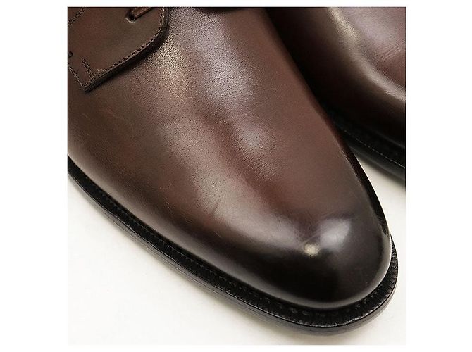 Autre Marque Scarpe Derby in pelle Dior Marrone - vista 3