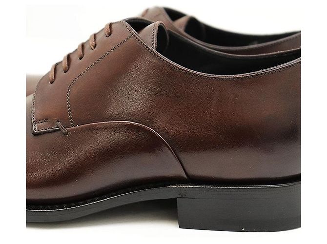 Autre Marque Scarpe Derby in pelle Dior Marrone - vista 5