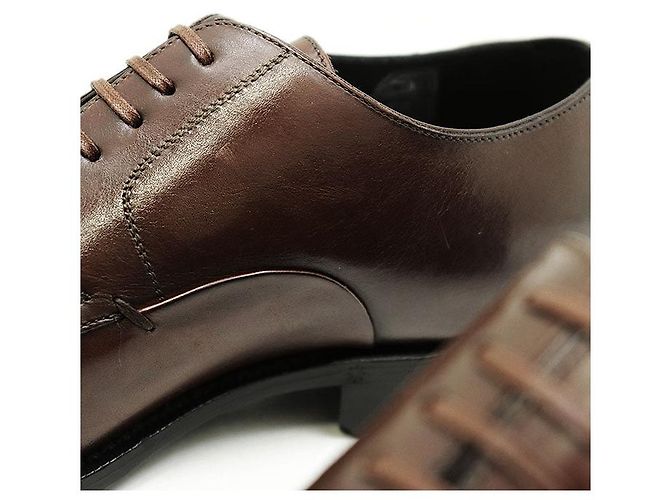 Autre Marque Scarpe Derby in pelle Dior Marrone - vista 6