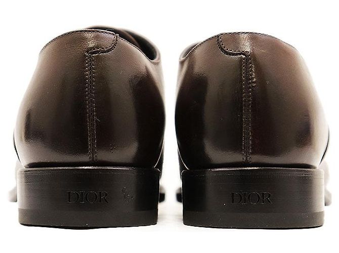 Autre Marque Scarpe Derby in pelle Dior Marrone - vista 7
